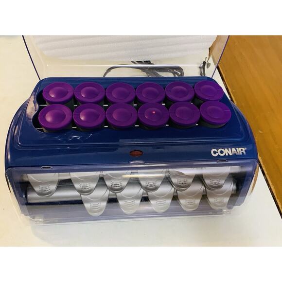 Conair Curl Innovation Jumbo Rollers Hair Setter Set w/ Clips HS33R Missing Clip - Picture 1 of 5